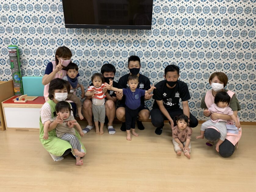 6/15(火)　モスペリオの選手とボール遊び⚽️(ふじさんBu-Bu保育園)